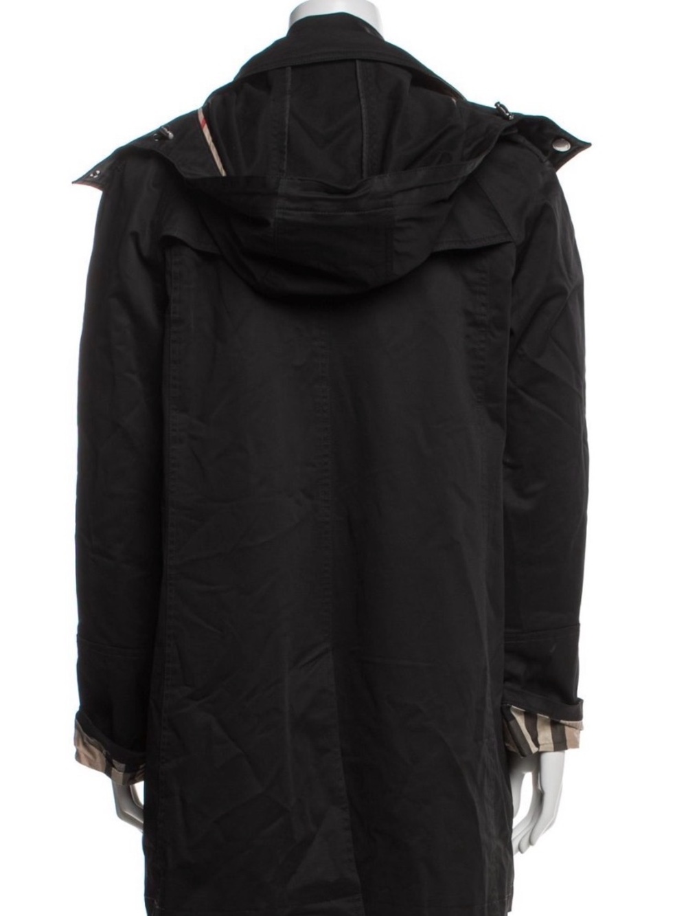 Burberry Classic Black Women's Trench Coat - Picture 3 of 4